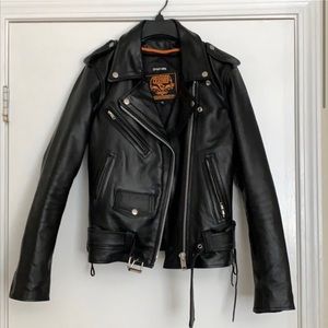 Genuine Leather Biker Jacket